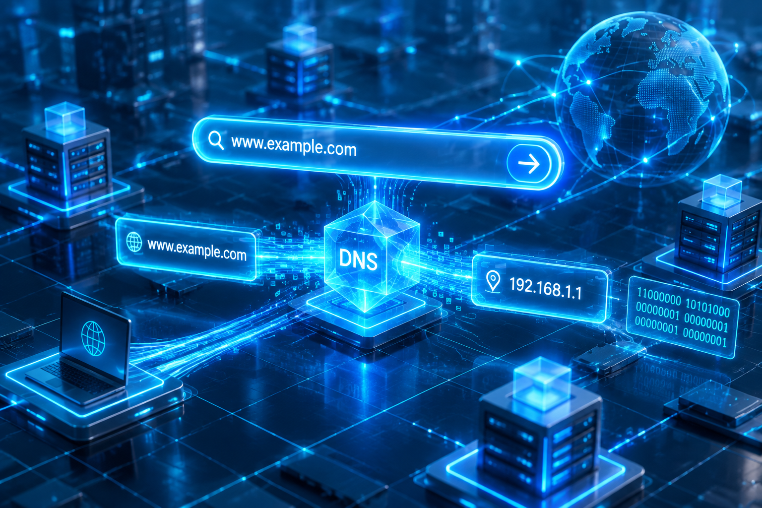 How does DNS work