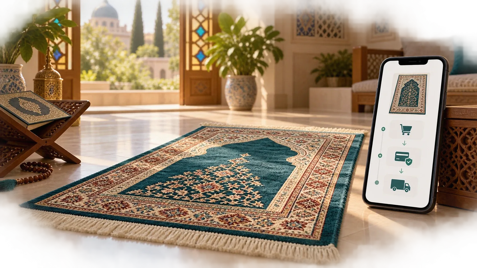 خرید سجاده فرش اینترنتی 
