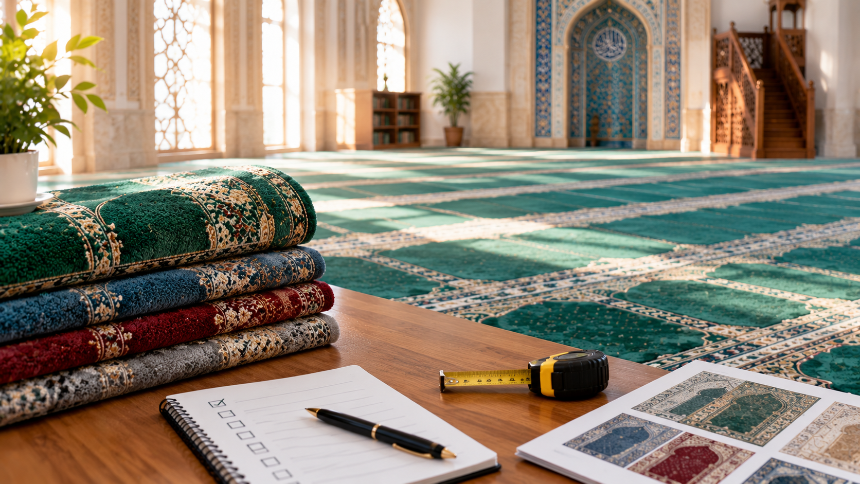 انتخاب رنگ مناسب برای فرش سجاده&zwnj;ای