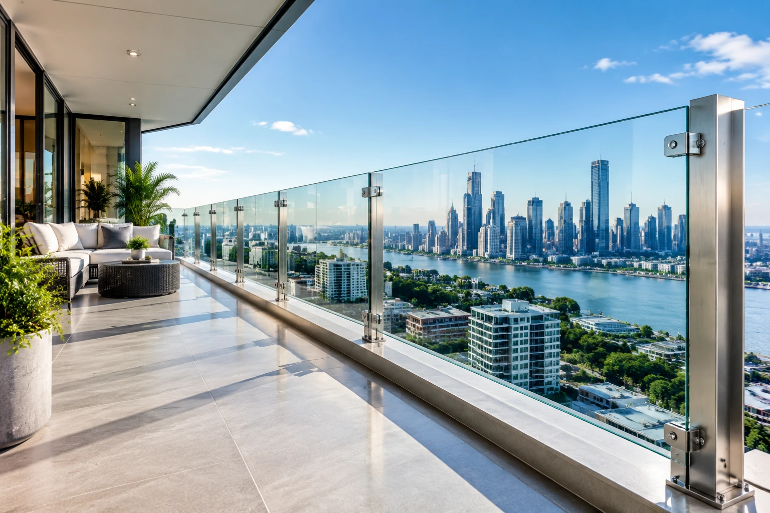 کاربرد هندریل در بالکن 
